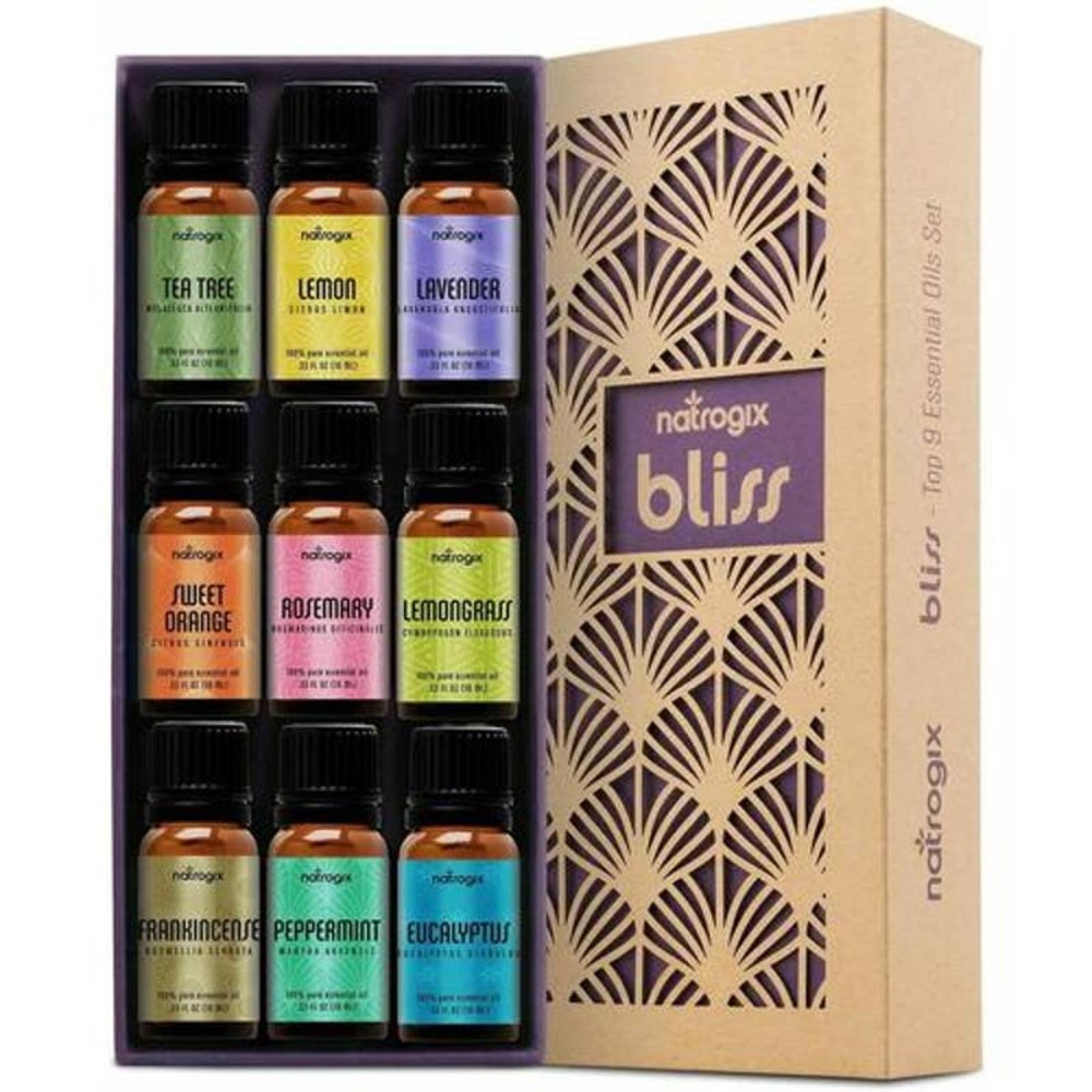 NEW Natrogix Bliss Aromatherapy Essential Oils Set